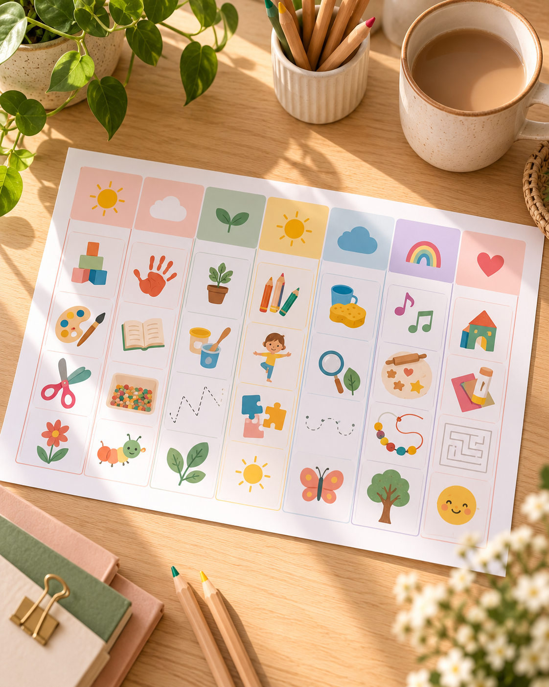 100 Attività per Giocare e Imparare (3-6 anni) – PDF stampabile